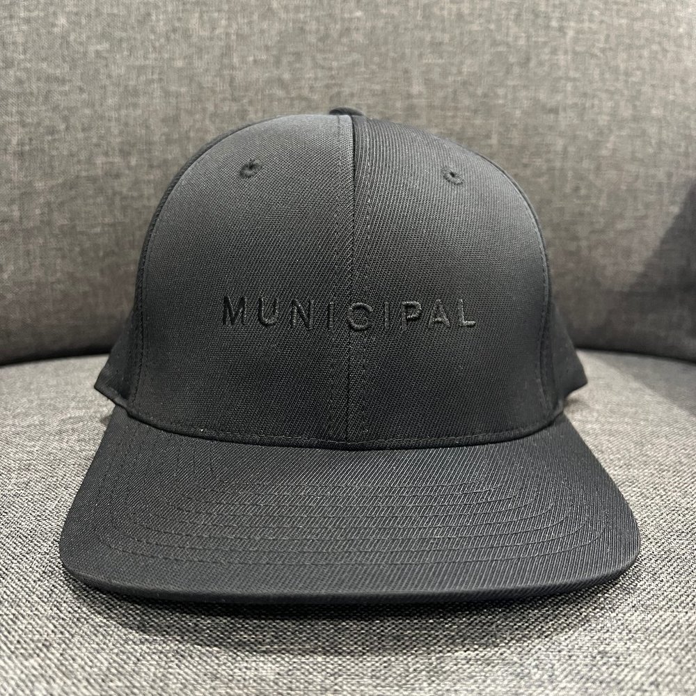 Municipal Mens Black Hat L/XL